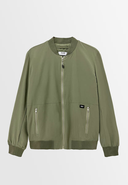 Men Bomber Jacket - Army Green - H2M521