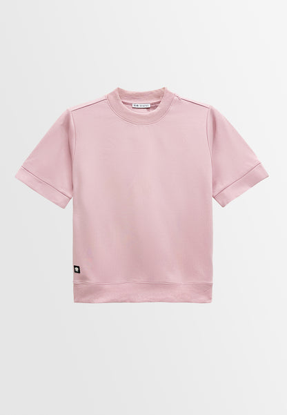 Women Short-Sleeve Sweatshirt - Pink - S3W751