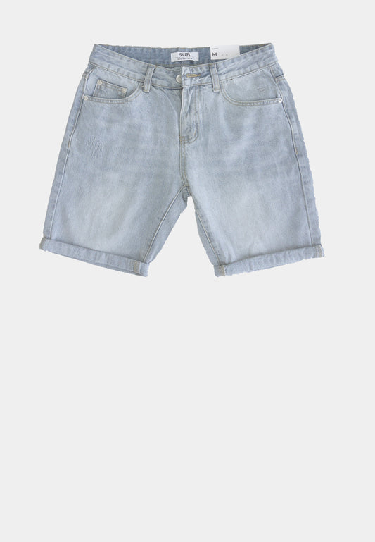 Men Short Jeans - Light Blue - H1M240