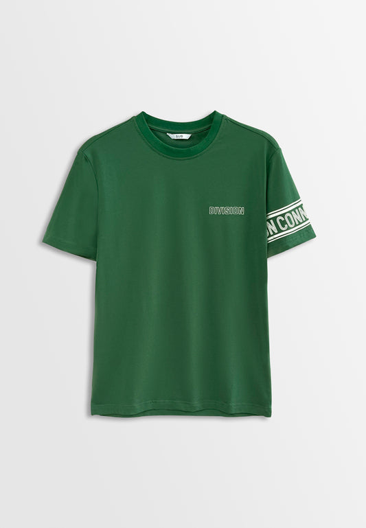 Men Short-Sleeve Graphic Tee - Dark Green - H2M367