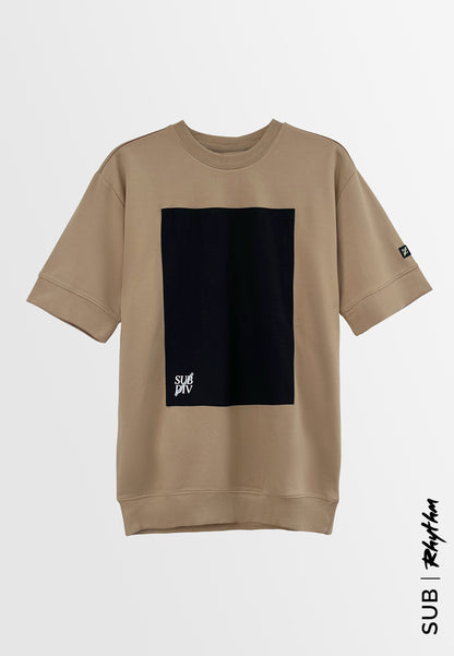 Men Short-Sleeve Sweatshirt - Khaki - H2M678