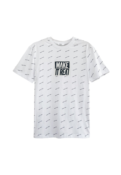 Men Short-Sleeve Graphic Tee - White - H2M394