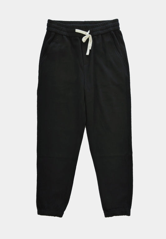 Men Knit Long Jogger - Black - H1M181