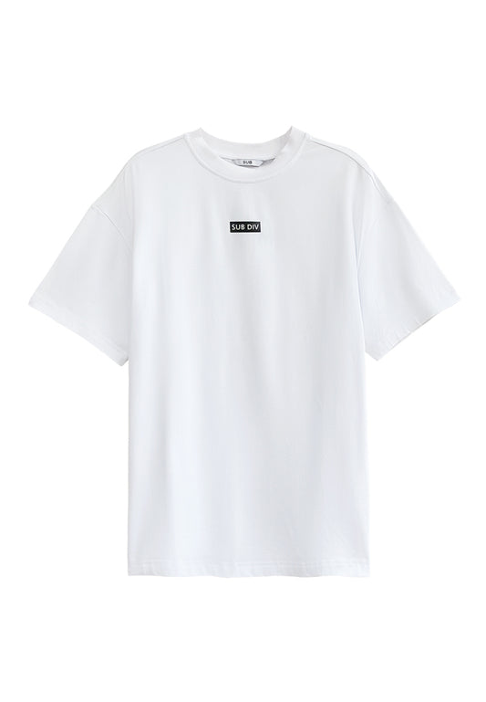 Men Short-Sleeve Fashion Tee - White - S3M544