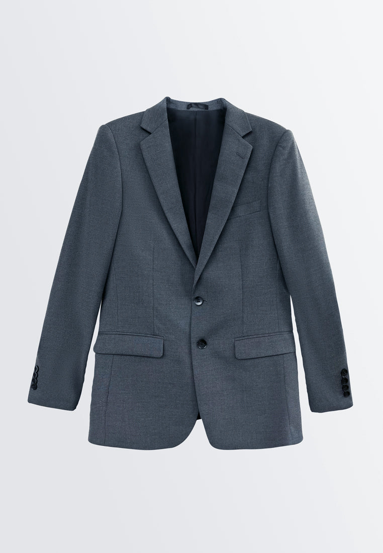 Men Suit Blazer - Dark Grey - H2M693