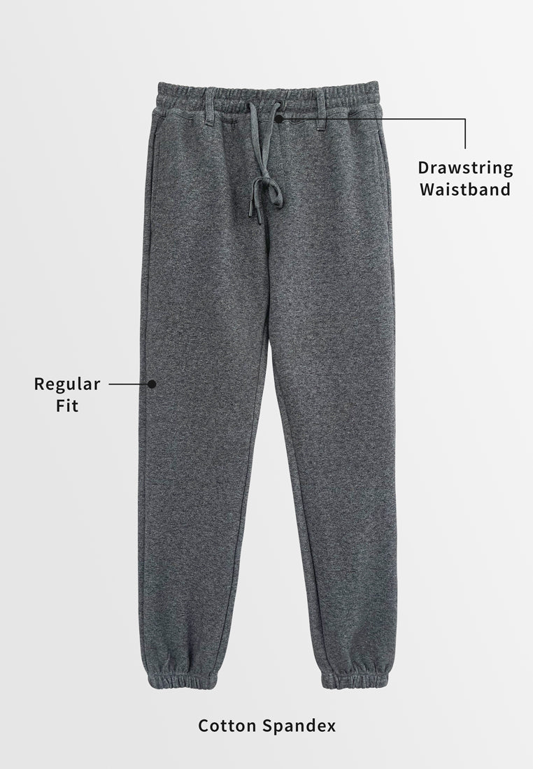 Men Long Jogger - Grey - H2M664