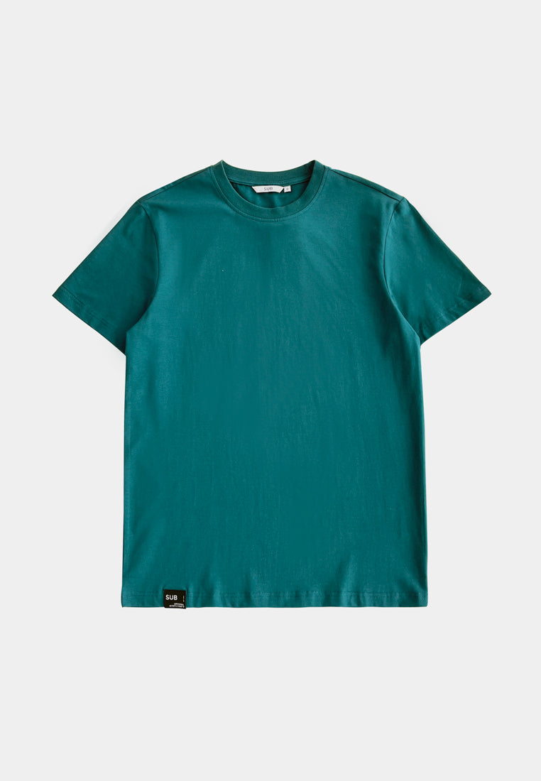 Men Short-Sleeve Basic Tee - Blue - F2M330