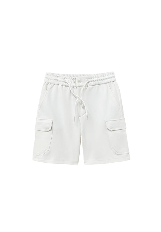 Men Short Jogger - White - H2M661