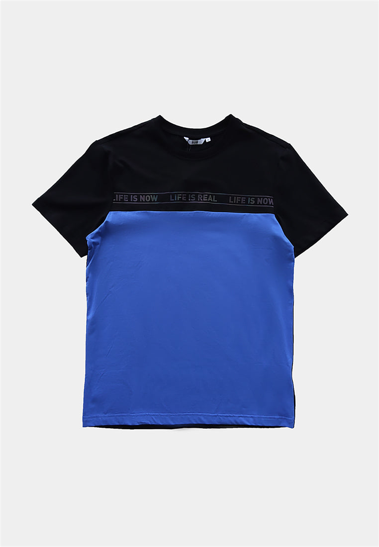 Men Short-Sleeve Graphic Tee - Blue - H1M073