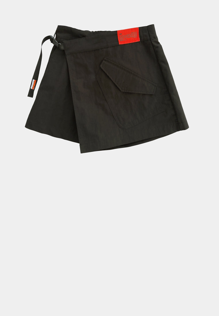 Women Skort - Black - S2W293