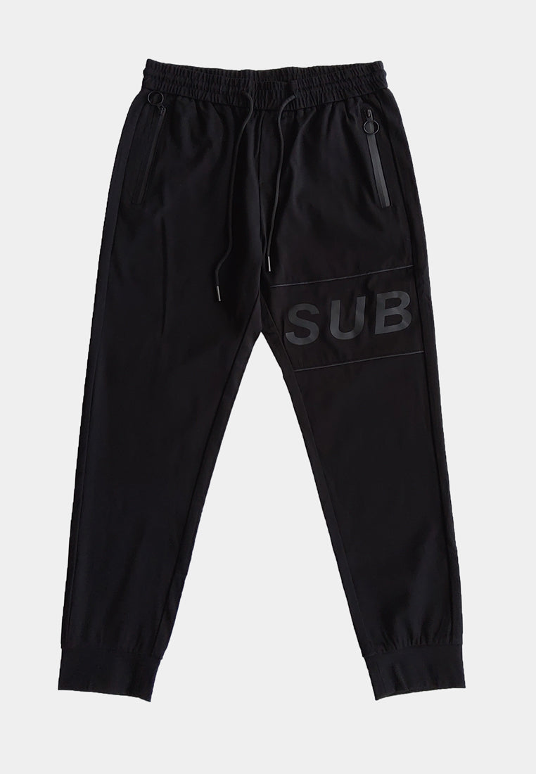 Men Long Jogger - Black - M1M040