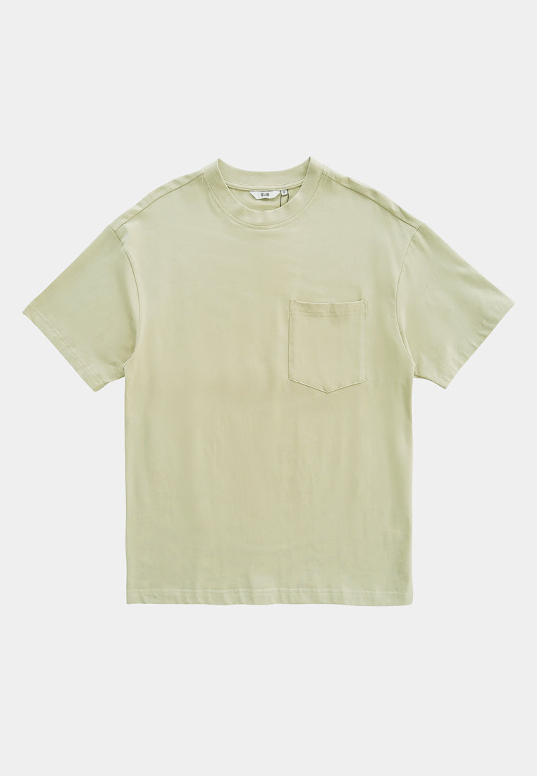 Men Short-Sleeve Fashion Tee - Khaki - M2M348