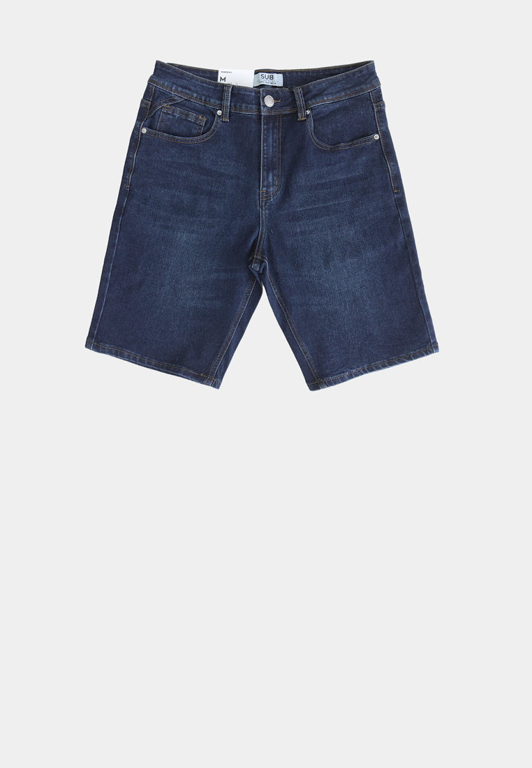 Men Short Jeans - Dark Blue - S2M053