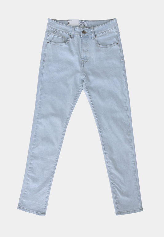 Men Skinny Fit Long Jeans - Light Blue - S2M051