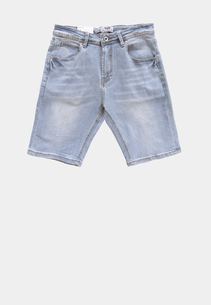 Men Short Jeans - Light Blue - H0M676