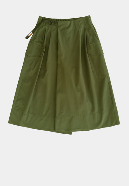 Women Skort - Army Green - S2W296