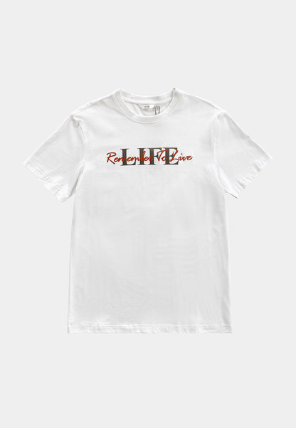 Men Short-Sleeve Graphic Tee - White - F2M322