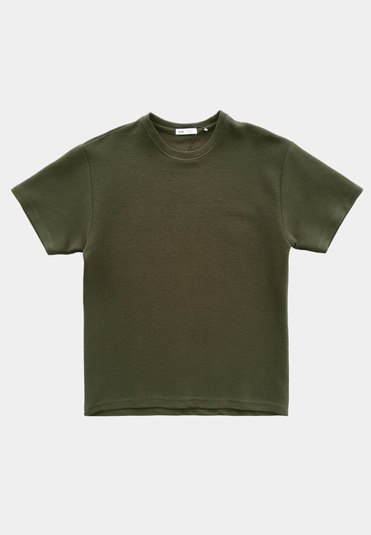 Men Short-Sleeve Fashion Tee - Dark Green - F2M264