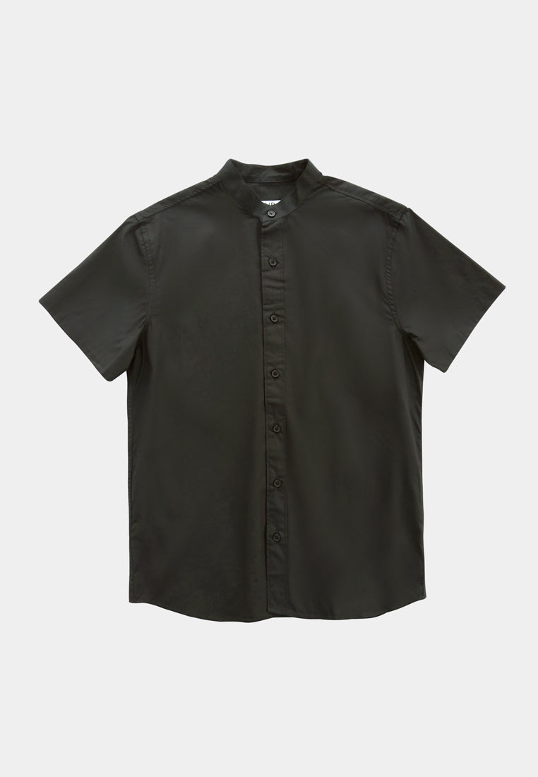 Men Short-Sleeve Shirt - Black - M2M284