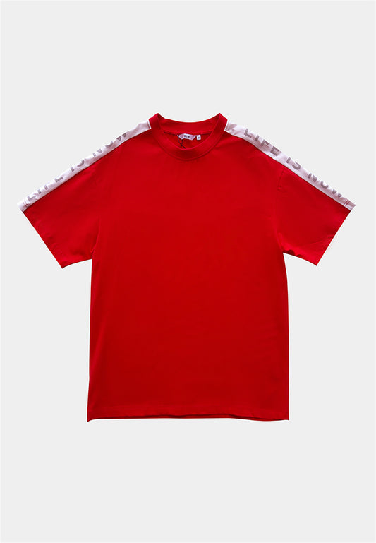 Men Oversized Fashion Tee - Red - H1M092