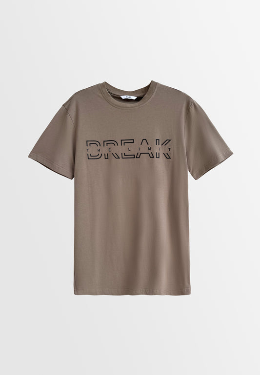 Men Short-Sleeve Graphic Tee - Brown - H2M392