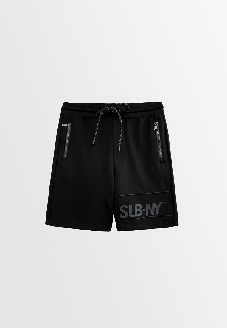 Men Short Jogger - Black - H2M474