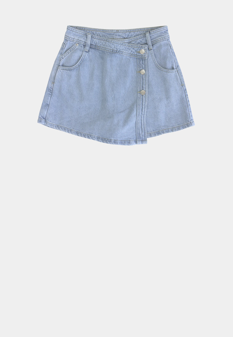 Women Skort - Light Blue - H1W234