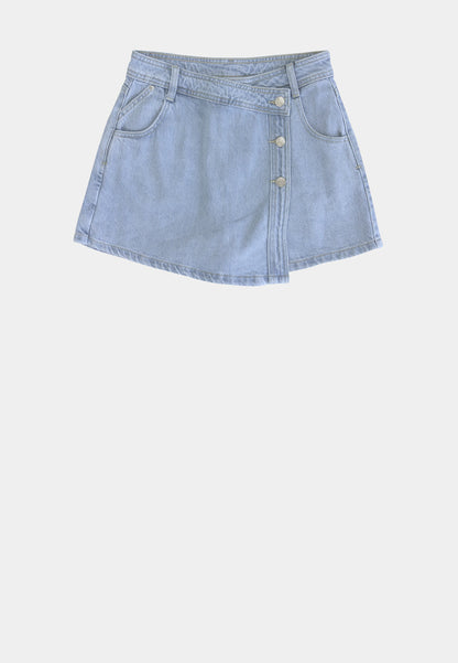 Women Skort - Light Blue - H1W234