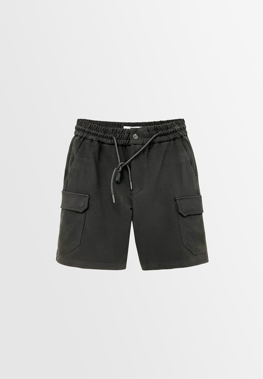 Men Short Jogger - Black - H2M662