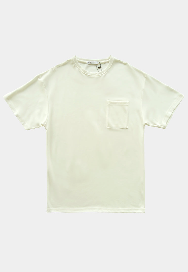 Men Short-Sleeve Fashion Tee - White - F2M263