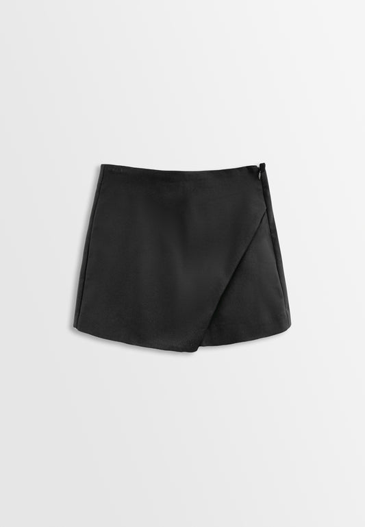 Women Skort - Black - H2W438