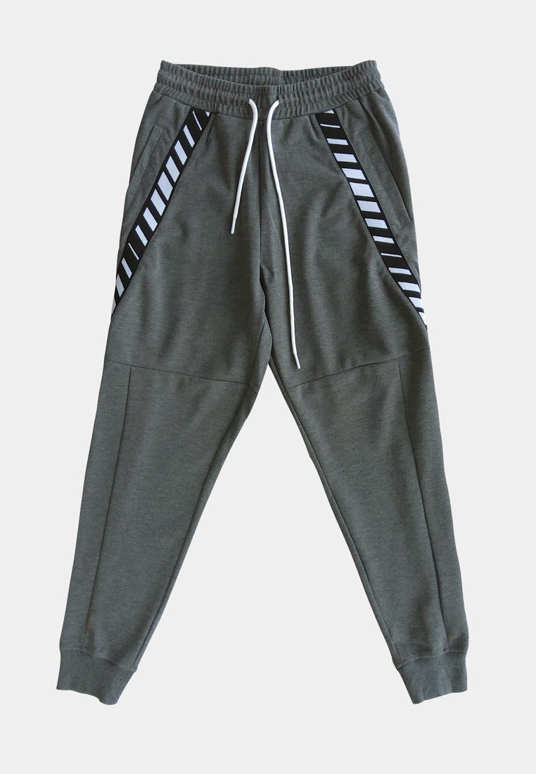 Men Long Jogger - Dark Grey - H1M115