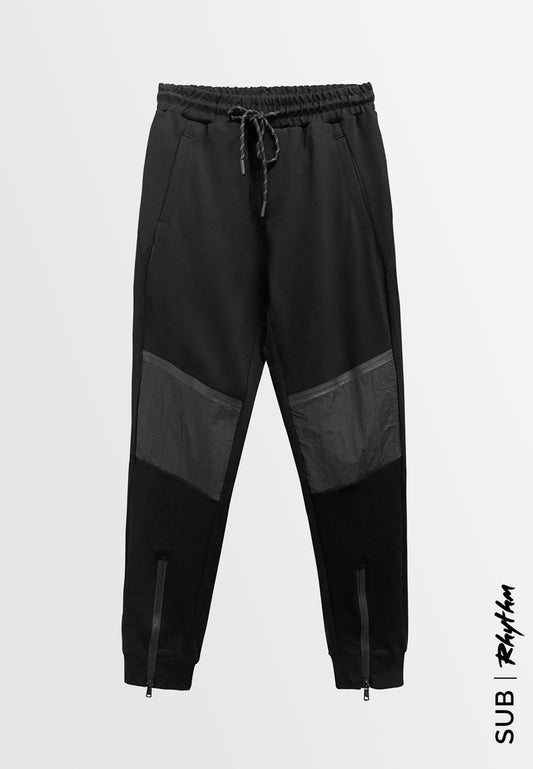 Men Long Jogger - Black - H2M490