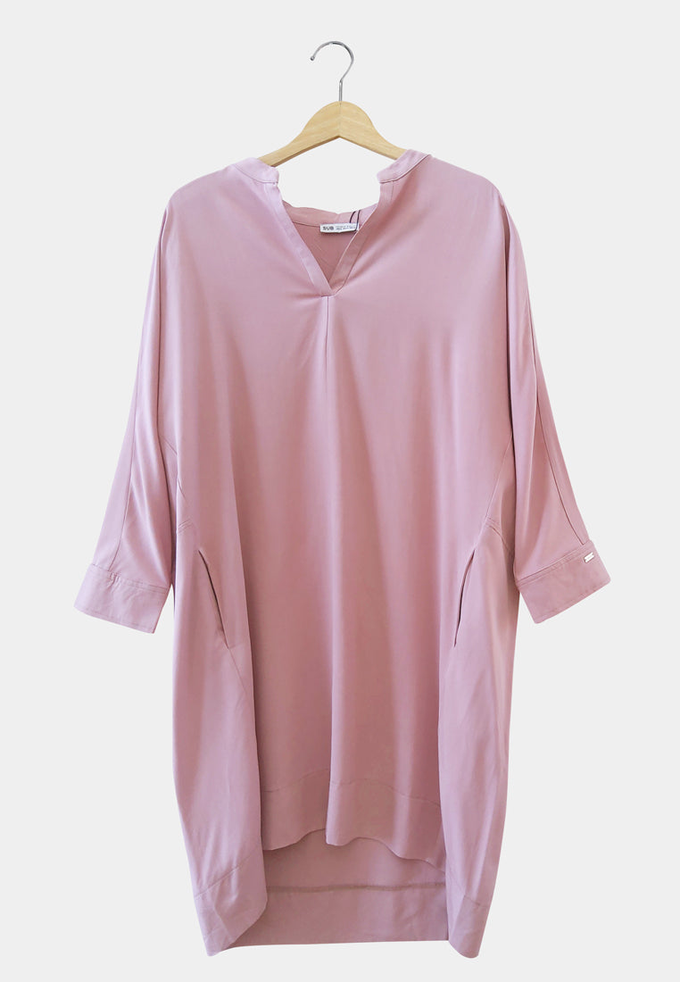 Women Long-Sleeve Shirt - Pink - M2W333