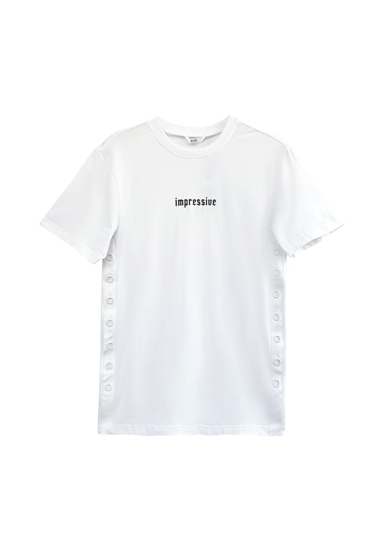 Men Short-Sleeve Graphic Tee - White - H2M417