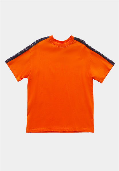 Men Oversized Fashion Tee - Orange - H1M093