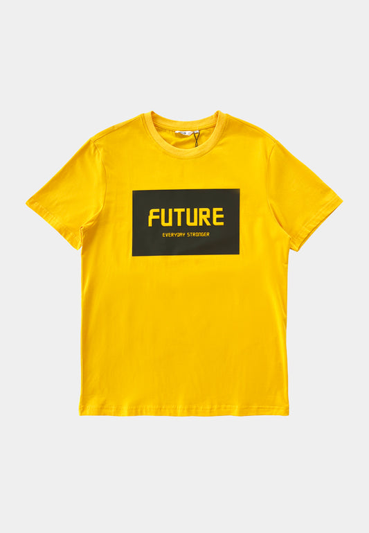 Men Short-Sleeve Graphic Tee - Yellow - F2M315