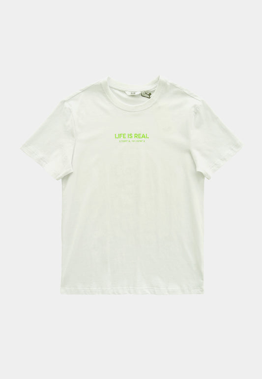 Men Short-Sleeve Graphic Tee - White - M2M305