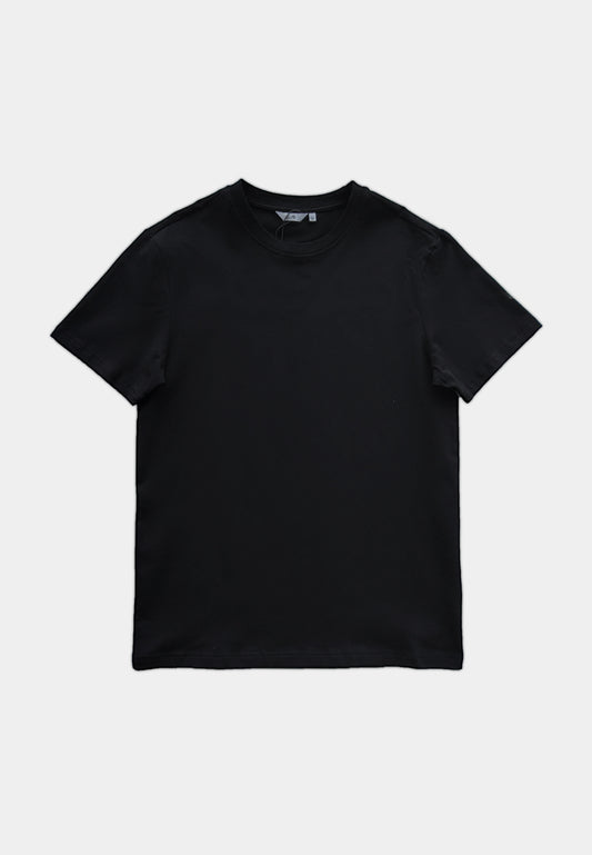 Men Short-Sleeve Basic Tee - Black - H1M070-1