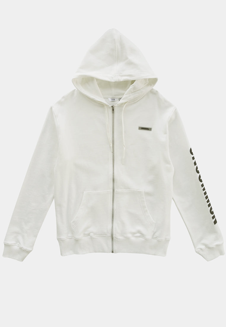 Men Hoodies Jacket - White - M2M346