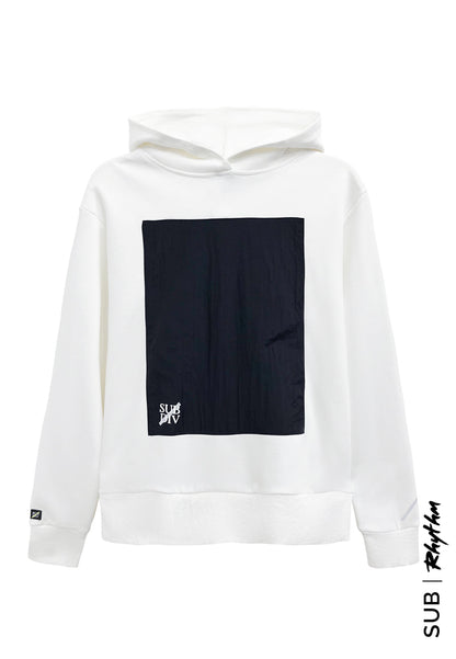 Men Long-Sleeve Oversized Sweatshirt Hoodies - White - H2M487