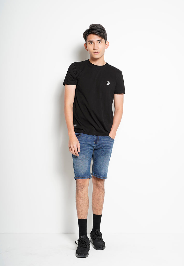 Men Short-Sleeve Graphic Tee - BLACK - H0M718