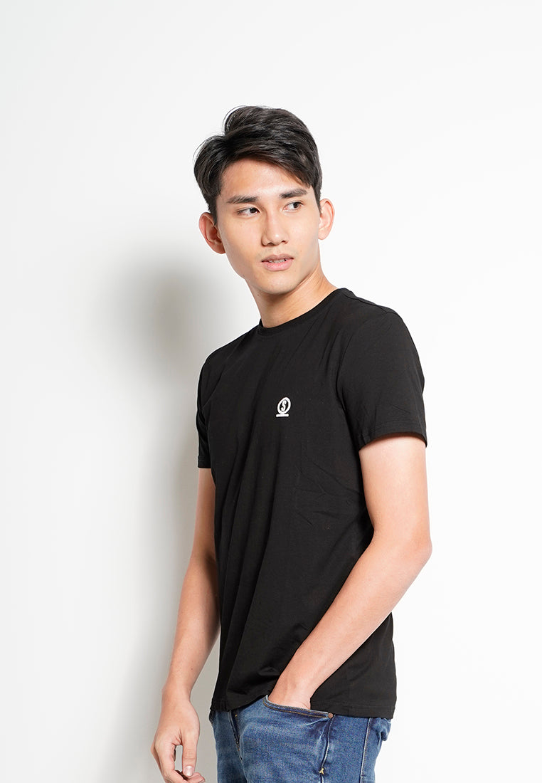 Men Short-Sleeve Graphic Tee - BLACK - H0M718