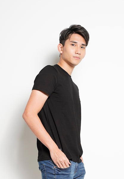 Men Short-Sleeve Graphic Tee - BLACK - H0M718