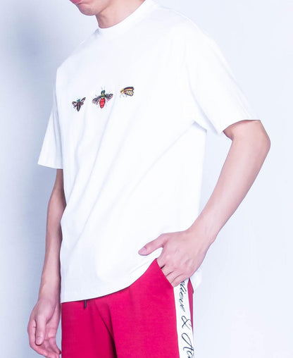 Men Oversized Fashion Tee - White - H9M328