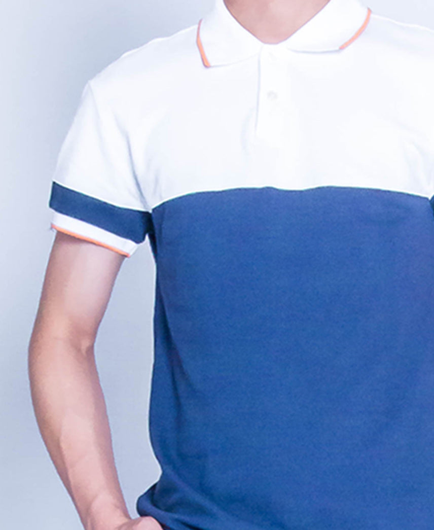 Men Fashion Polo Tee - Navy - H9M237