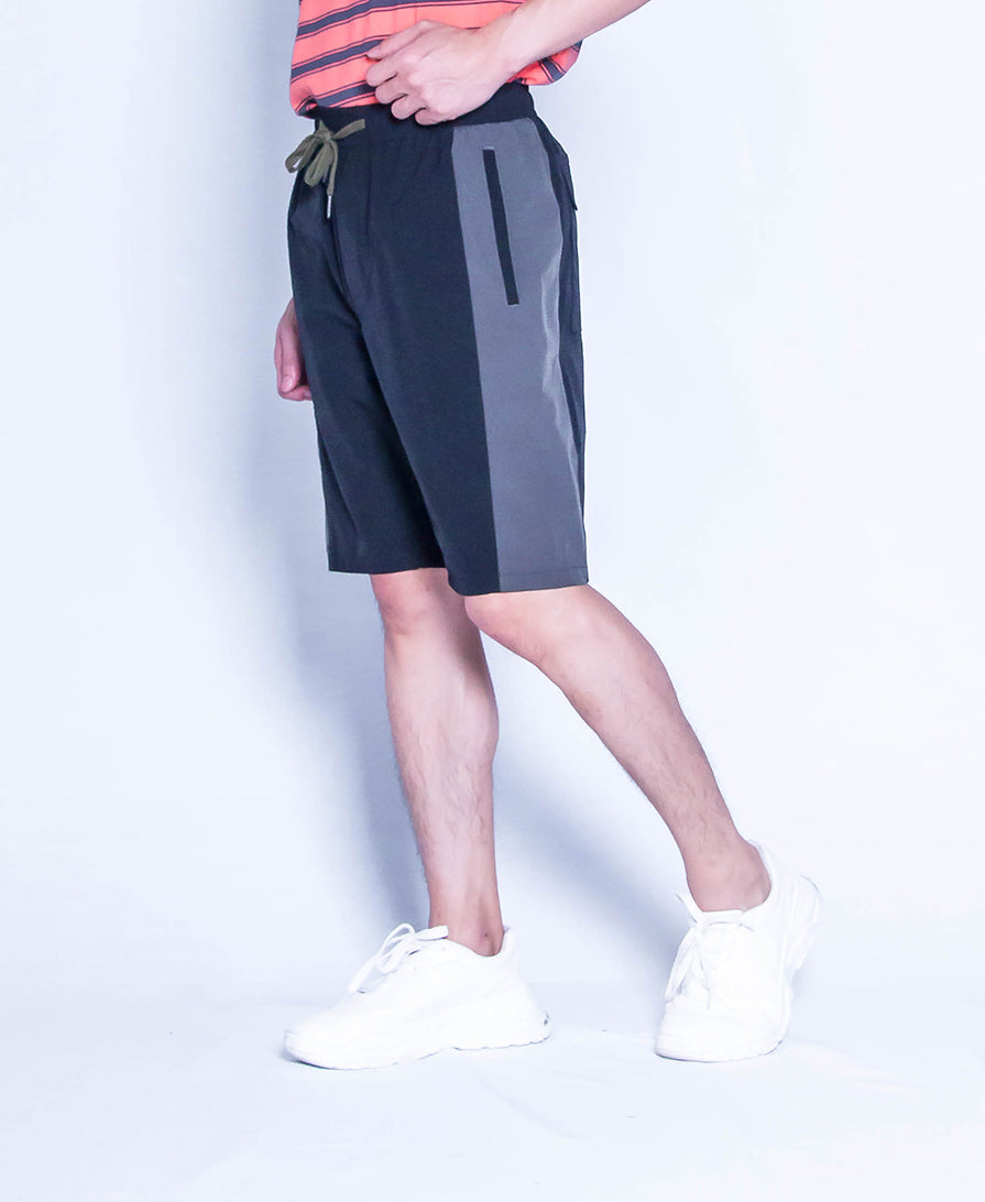 Men Short Pants - Black - H9M273