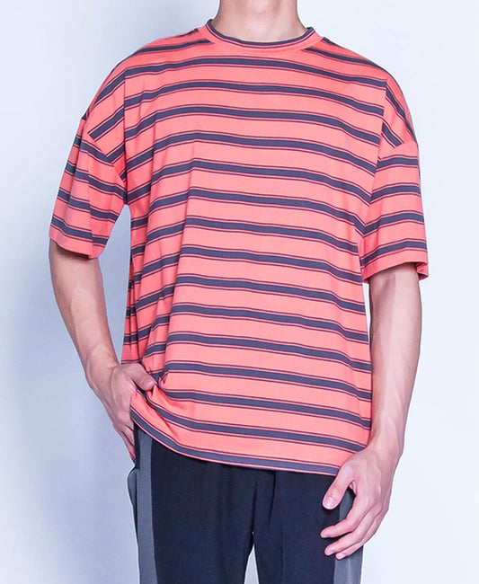 Men Oversized Fashion Tee - Orange - H9M396