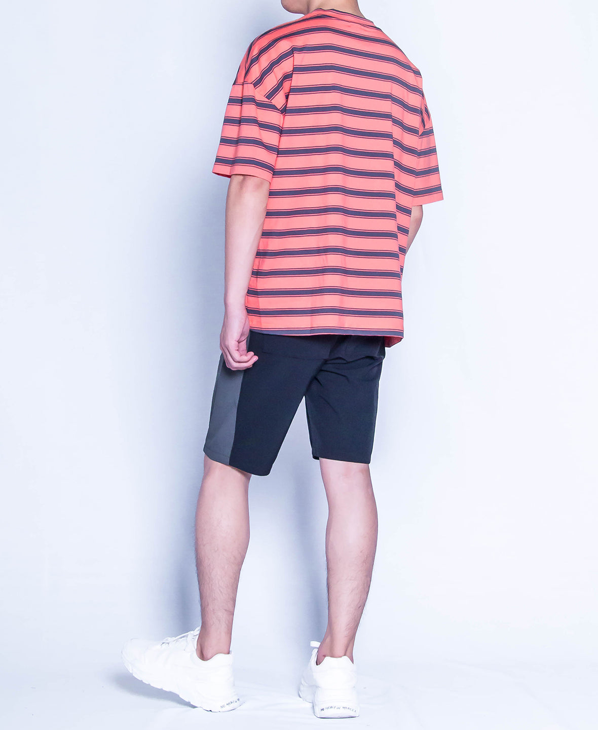 Men Oversized Fashion Tee - Orange - H9M396