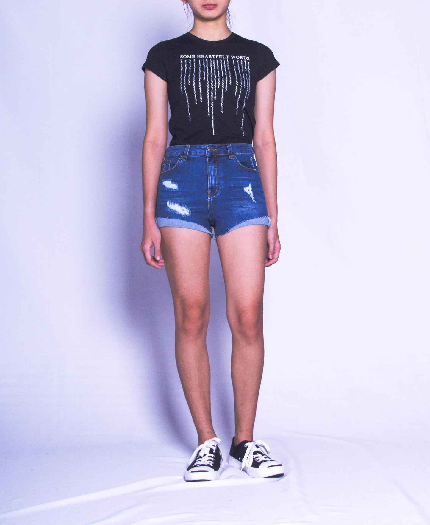 Women Short Jeans - Dark Blue - H9W323